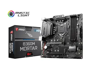 

original motherboard New MSI B360M Mortar DDR4 LGA 1151 64GB I3 I5 I7 CPU USB2.0 USB3.1 B360 Desktop motherborad Free shipping