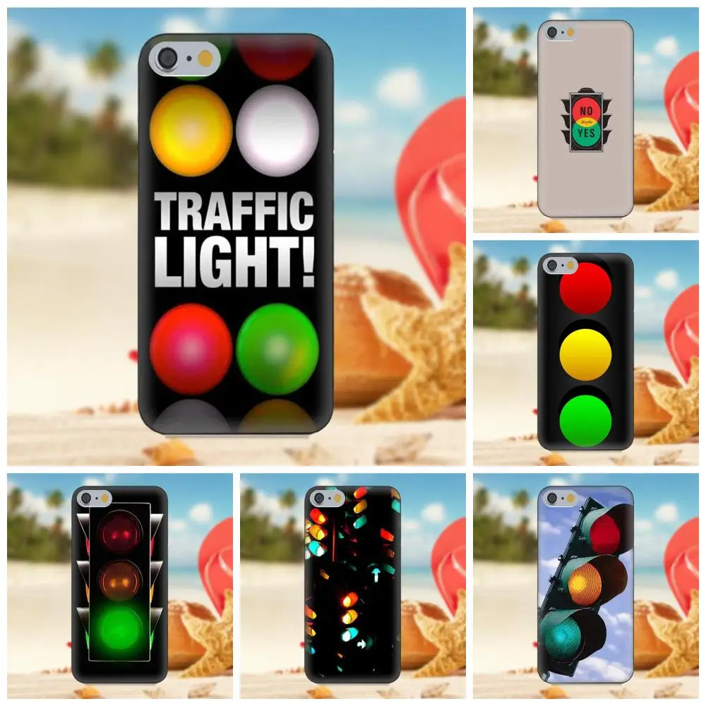 Oedmeb Traffic Light Soft TPU Cell Bags For Huawei G8 Honor 5C 5X 6 6X 