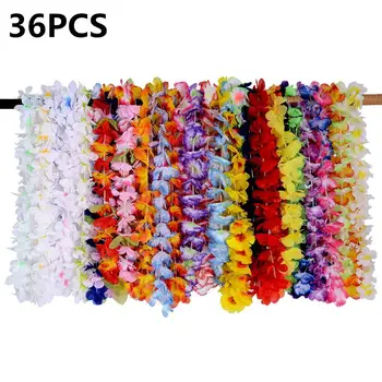 

LanLan 36Pcs/Set Simulate Hawaii Wreath Party Decoration