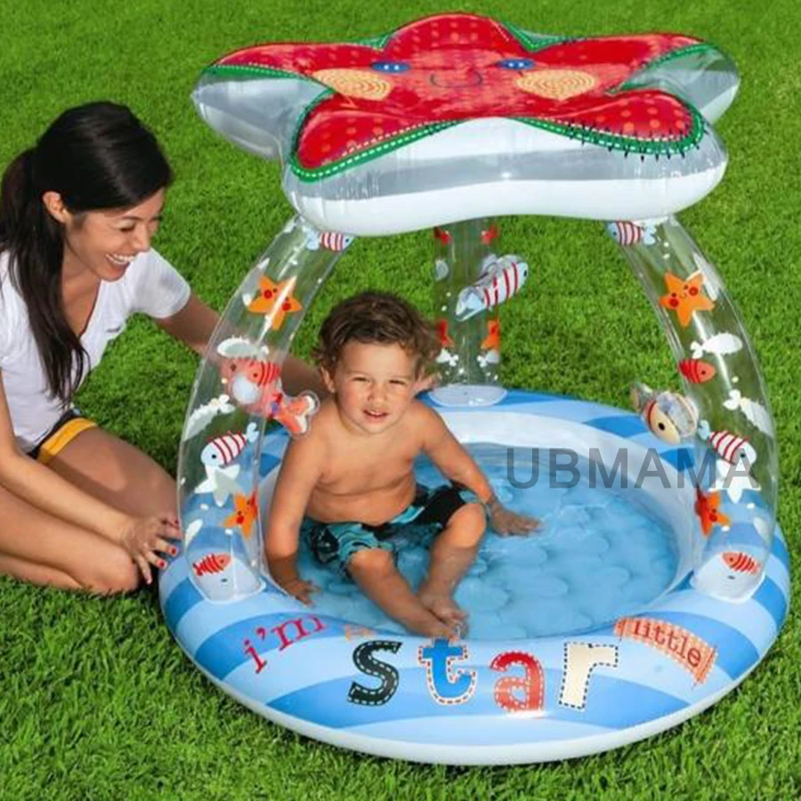 Cute baby starfish sunshade top swimming pool children bath baby sea pool bottom aeration basin Cute baby starfish sunshade top swimming pool children bath baby sea pool bottom aeration basin