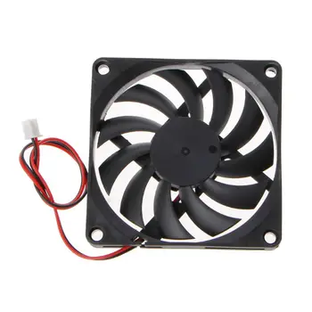 

24V 2-Pin 80x80x10mm PC Computer CPU System Heatsink Brushless Cooling Fan 8010