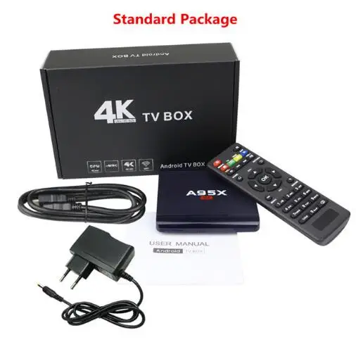 A95X R1 Android 7,1 Smart tv Box Amlogic S905W четырехъядерный 1 ГБ ОЗУ 8 Гб ПЗУ 2,4G Wifi 4K Поддержка DLNA Smart медиаплеер - Цвет: Standard package