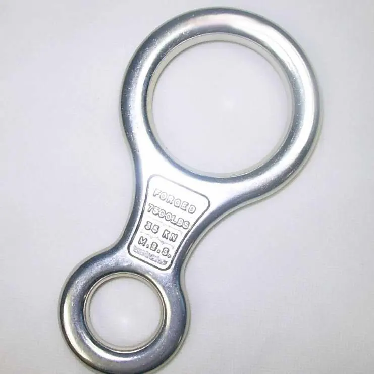 Figure 8 Ring Climbing Belay devices Descender aluminum 35KN with CE