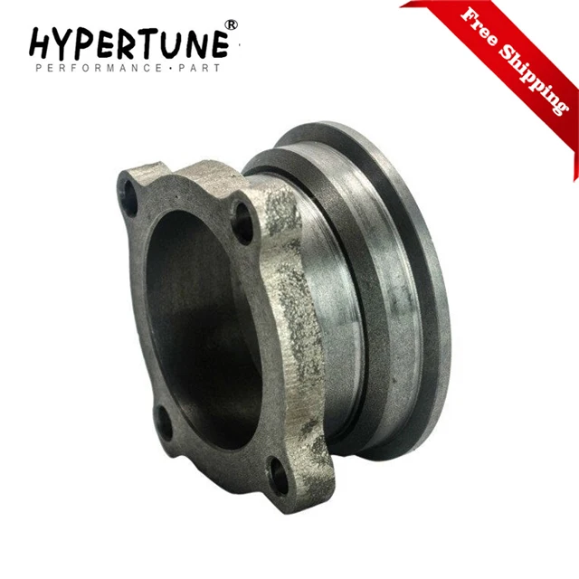 Бесплатная доставка 2 5 &quotдо 3&quot V Band Turbo Downpipe Выпускной фланец адаптер 4 болта конверсионный комплект