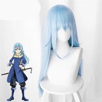 

That Time I Got Reincarnated as a Slime Cosplay Wig Rimuru Tempest Long Blue Hair Role Play Tensei shitara Slime Datta Ken