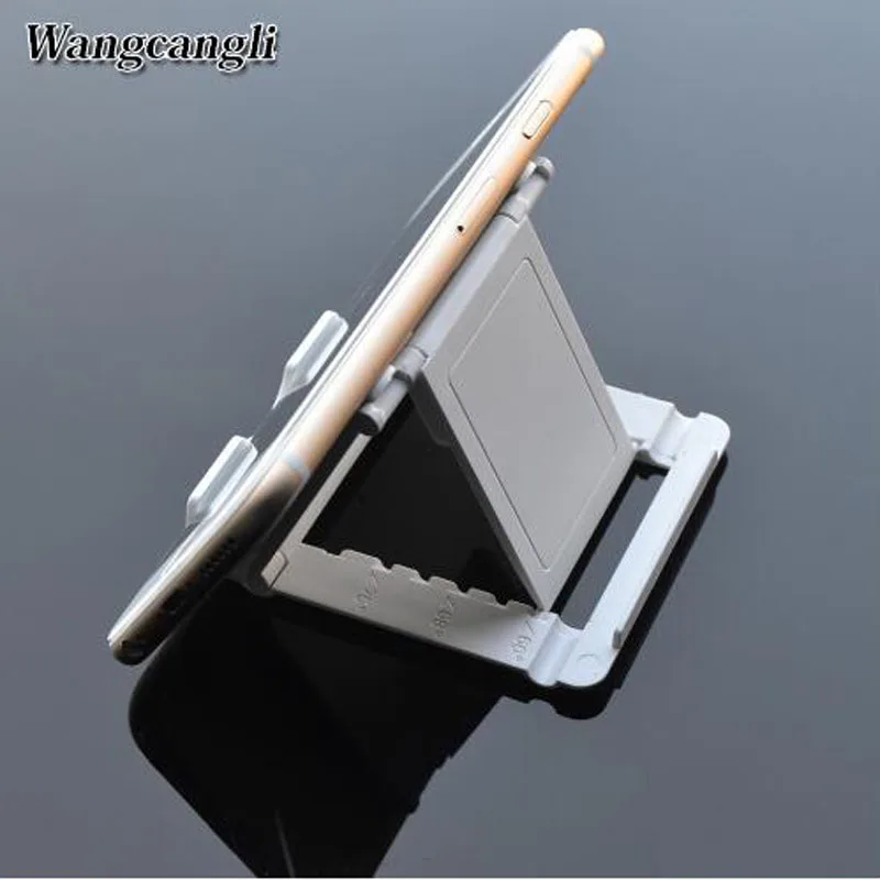 

wangcangli Adjustable Foldable Cell Phone Tablet Desk Stand Holder Smartphone Mobile Phone Bracket for iPad Samsung iPhone