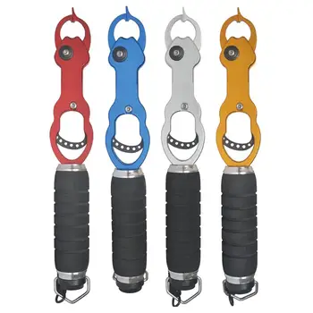 

Aluminum alloy Fishing Pliers Fish Controller with Scale Portable Fishing Fish Lip Grabber Pliers with Scale