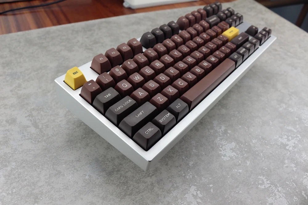 Chocolate SA profile r1 r2 r3 Etched Laser Coloring fonts PBT keycap ...