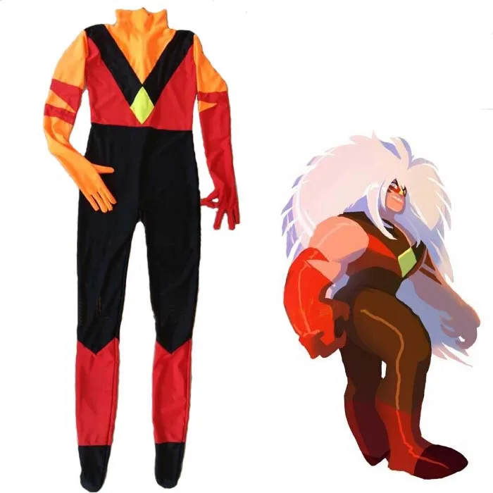 Steven Universe костюм Джаспера из спандекса Зентаи Хэллоуин супергерой вечерние