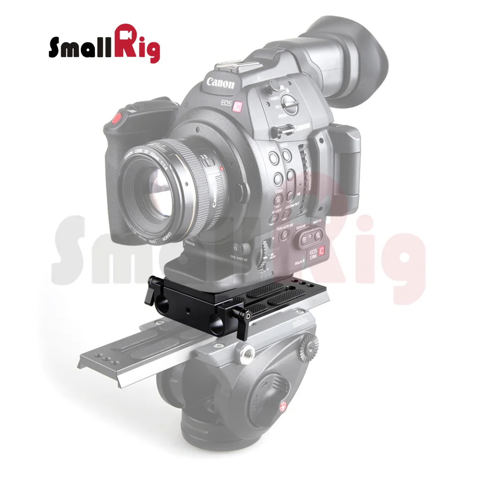 SmallRig Монтажная пластина для камеры, Монтажная пластина для штатива с 15 мм стержневым зажимом Railblock для поддержки штанги/Dslr Rig Cage-1775