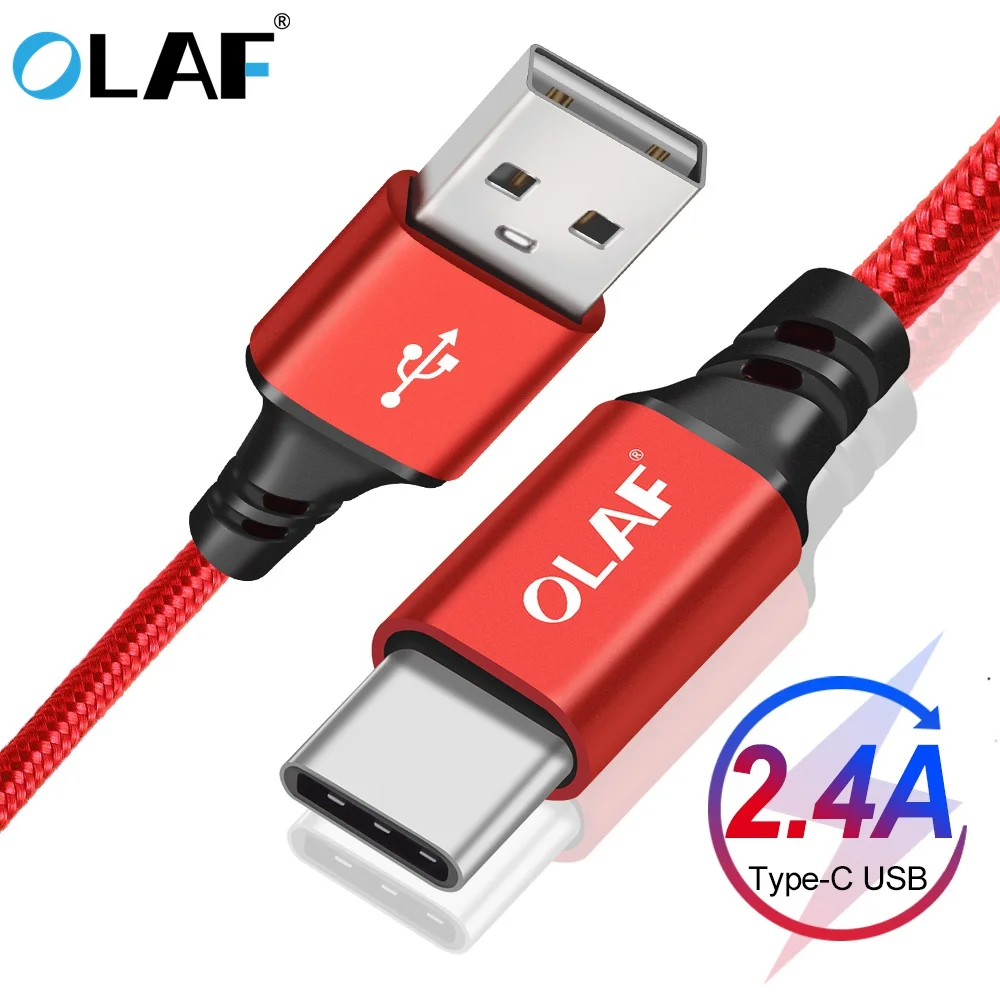 

OLAF USB Cable for Mobile Phone Micro USB Type C Charger Cable for iPhone Samsung Charging Cable Micro USB Charger Android Cord