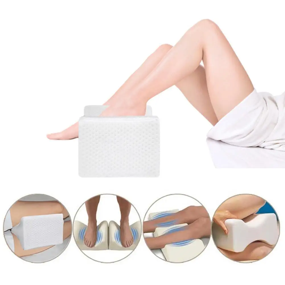Memory Foam Leg Pillow Cushion Massage Hips Knee Support ...