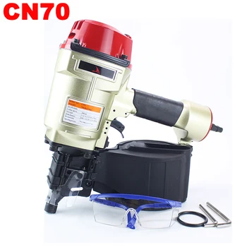 

YOUSAILING Quality CN70 Pneumatic Coil Roofing Nailer Gun Air Nailing Gun Pneumatic Framing Nail Gun Coil Nailer Air Nailer Tool