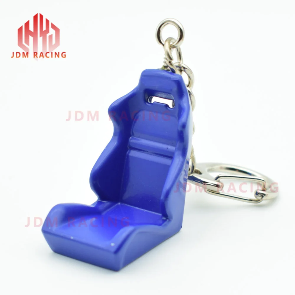 Hot Zinc Alloy Metal Car Parts Tuning Racing Chair Seat Keychain Key