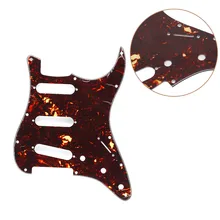 Rojo tortuga eléctrica Guitarras pickguard Scratch Plate para Fender Stratocaster