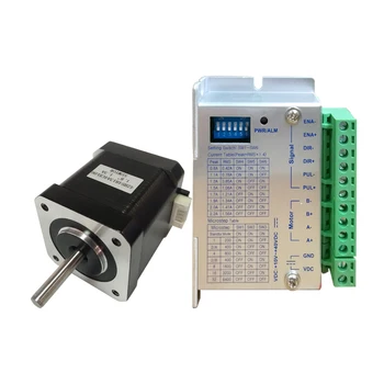 

Plug-in NEMA 17 Stepper Motor+M422 driver 52n.cm 1.8 degree Body Length 48mm CE Rohs