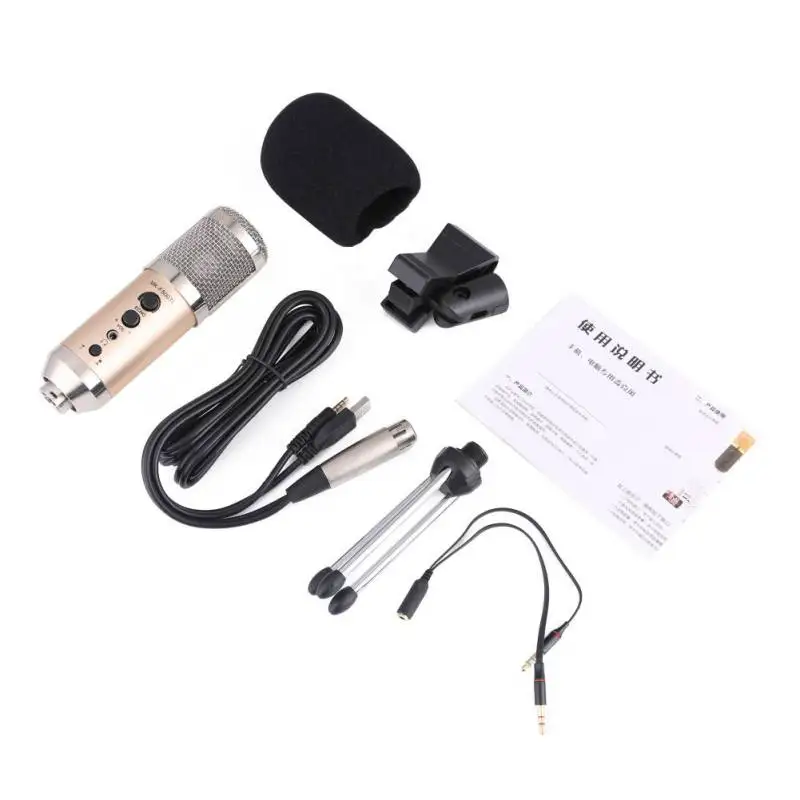 

Portable Handheld Microphone MK-F500TL Large Diaphragm Studio Recording Microphones for Mobile Phone Computer Vocal Mic