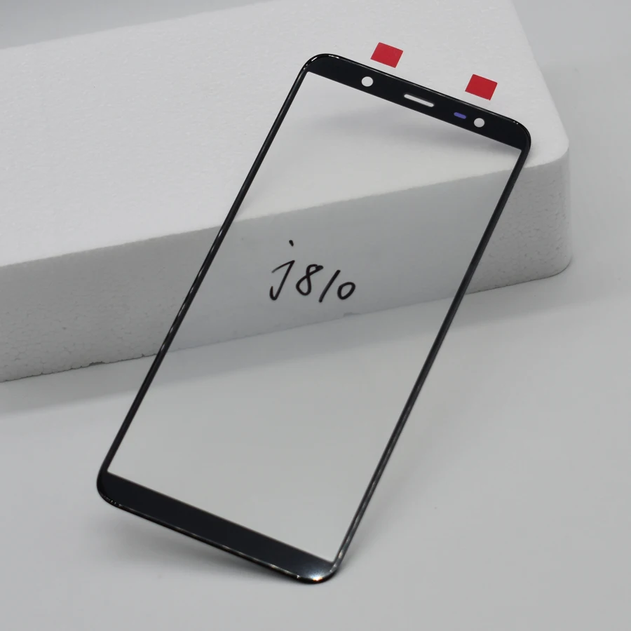 Высококачественное Переднее стекло сенсорного ЖК-экрана 10 шт./лот для Samsung Galaxy J8