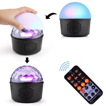 

Bluetooth MP3 + 9colors night light +9colors party light for Christmas decoration, disco, stage, all entertaiment+Remote