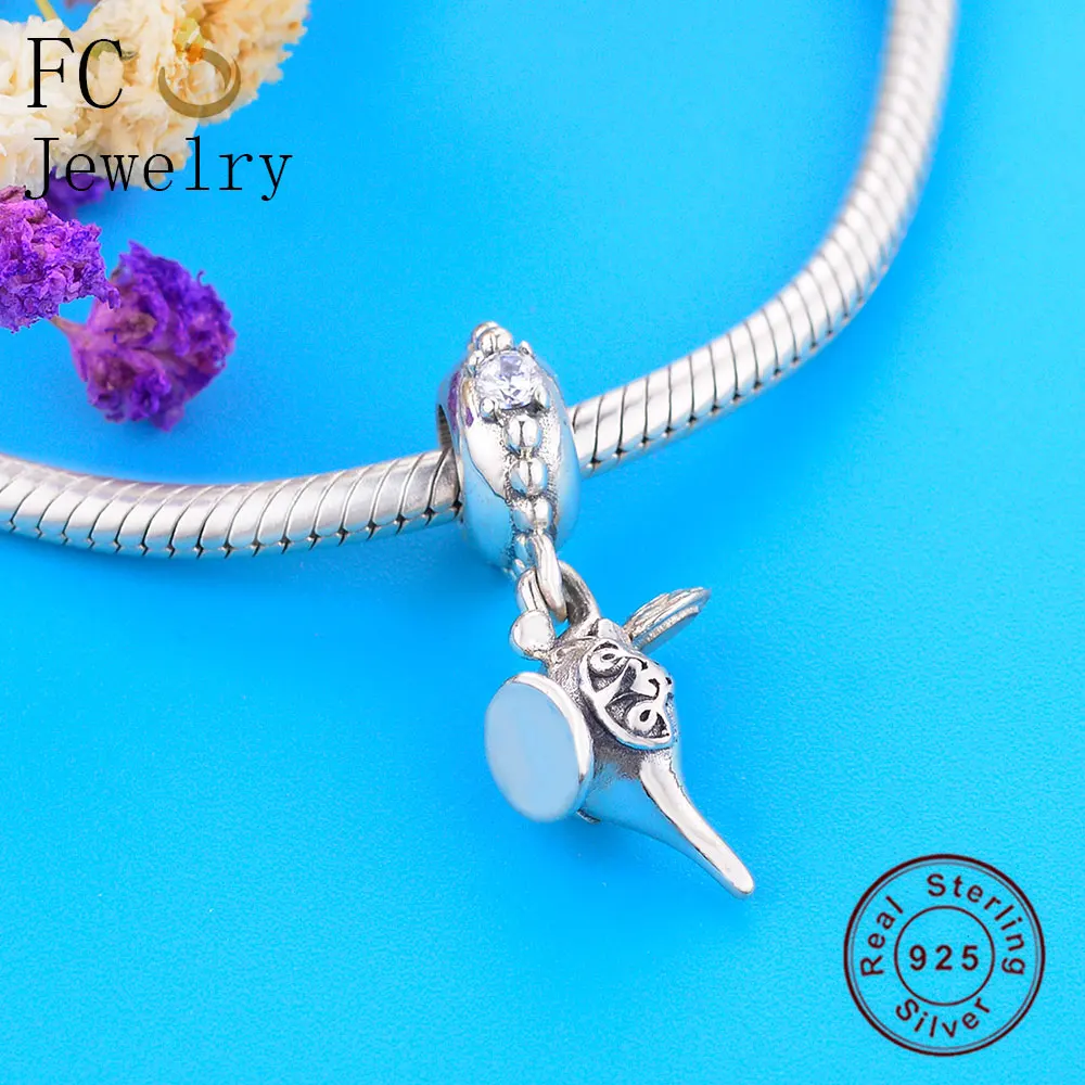 FC Jewelry Fit Original Pandora Charm Bracelet Pulsera925 Sterling Silver Vintage Magic Aladdin Lamp Bead Pendant Berloque 2019 FC Jewelry Fit Original Pandora Charm Bracelet Pulsera925 Sterling Silver Vintage Magic Aladdin Lamp Bead Pendant Berloque 2019