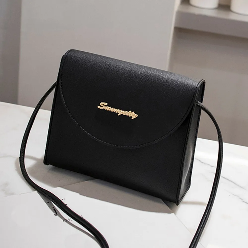 

Leather Crossbody Bags For Women 2019 Fashion Vintage Small Bag Retro Black Ladies Hand Bags Luxury Handbags Women Bags Designer
