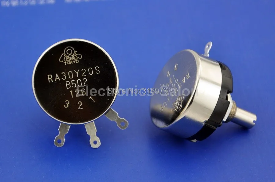 (10 шт./лот) RA30Y20S B202 COSMOS TOCOS 2K OHM 2 5 W Вращающийся проволочный потенциометр с