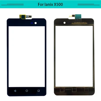 

Tested wholesale 20pcs Touch Screen For Lanix Llium X500 X500B the front glass Digitizer Sensor with free shipping
