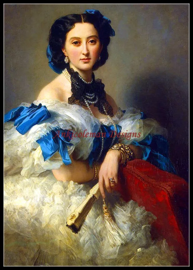

Needlework for embroidery DIY French DMC High Quality - Counted Cross Stitch Kits 14 ct Oil painting - Countess Varvara