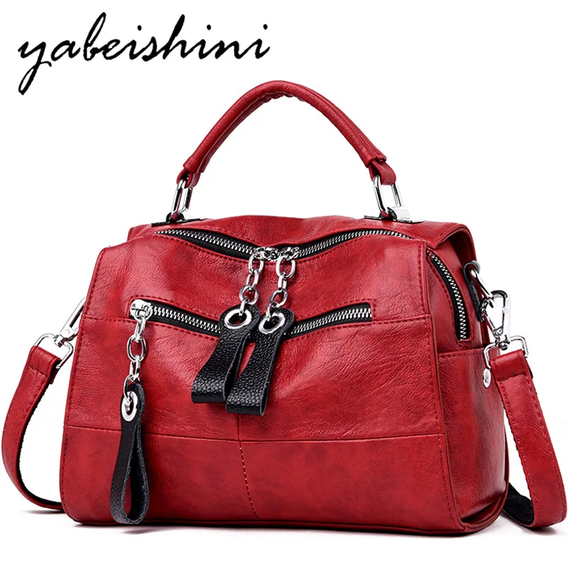 

Fashion women's leather backpack Bagpack mochila Multifunctional Ladies travel backpack high quality Female Retro shoulder bag