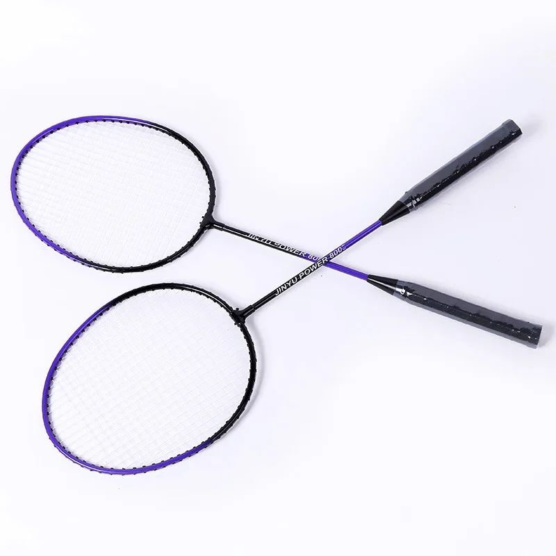 Raqueta ligera de bádminton con bolsa unids de transporte 2 piezas equipo deportivo de Bádminton de entrenamiento duradero