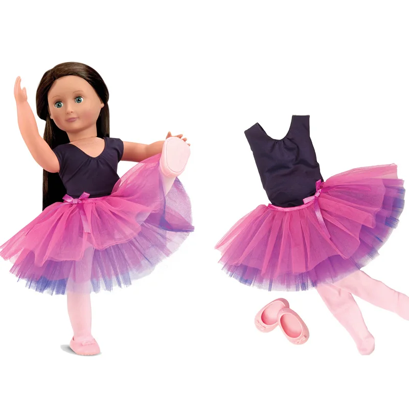 6 видов стилей и наряды Одежда для куклы 45 см кукла наряды Аксессуары для 18-дюймовые куклы