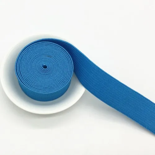 5 м цветные эластичные ленты 20 мм плоская прошитая резинка для нижнего белья трусы Бюстгальтер резиновая одежда декоративный мягкий эластичный пояс - Цвет: Lake blue