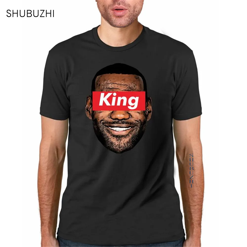 

new arrived summer hot sale o-neck t-shirt Cavalier LeBron James cotton tshirt casual pattern print tees and tops sbz495