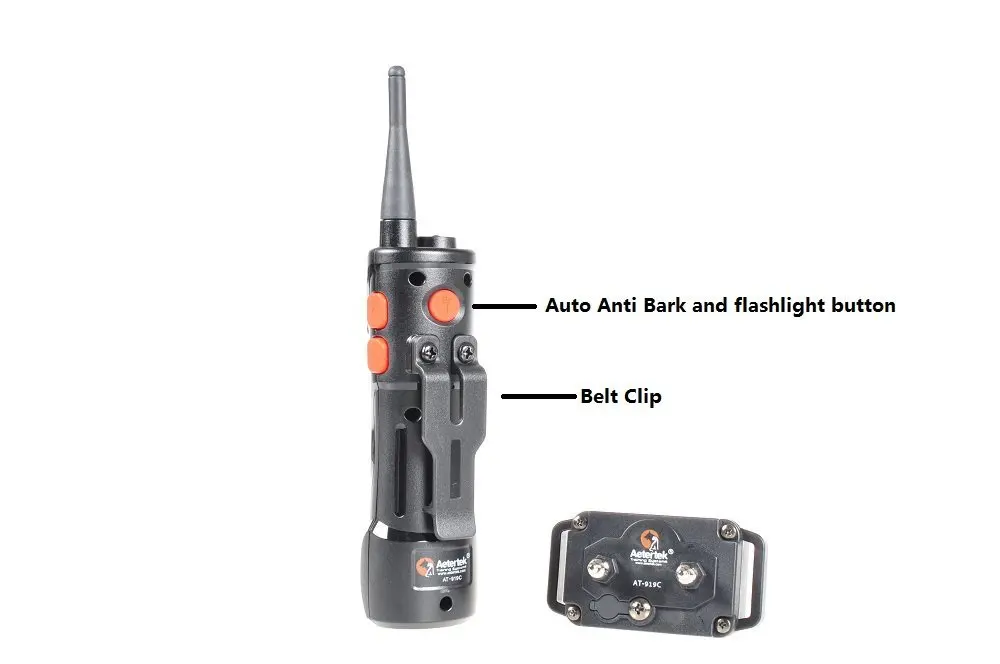 Замена передатчика Aetertek AT-919C(пульт дистанционного управления/трубка) Для водонепроницаемого перезаряжаемого дрессировщика собак