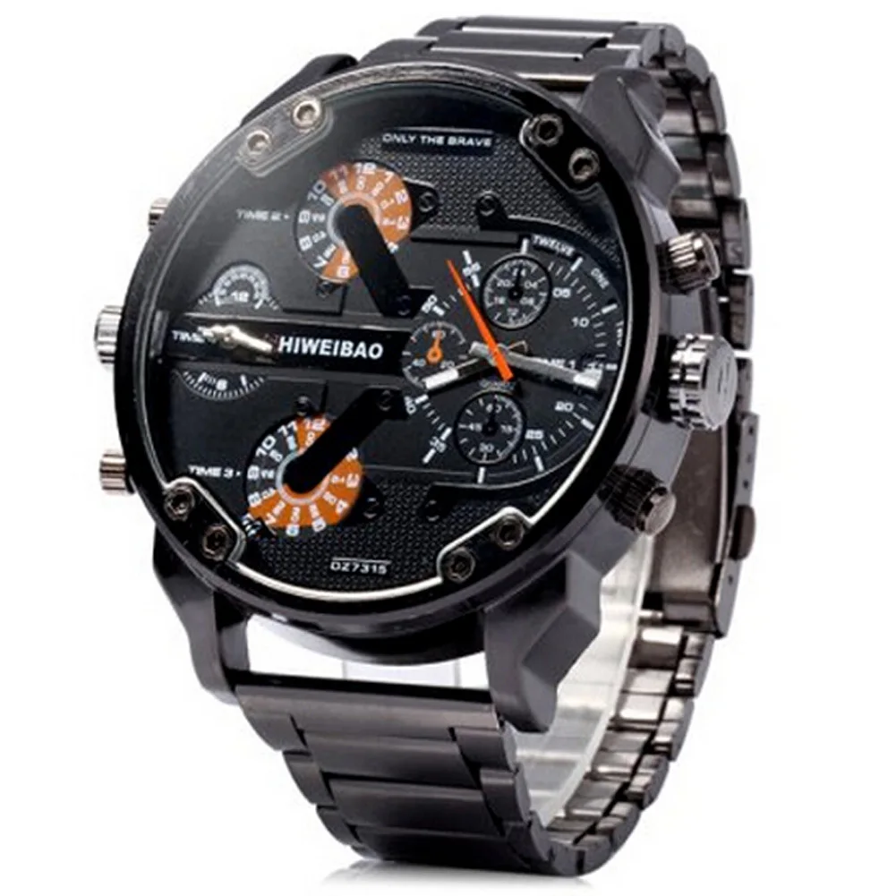 BELUSHI – MONTRE Bracelet Acier Inoxydable Quartz Homme Etanche Date Luxe Bijoux EUR 29,99 - FR