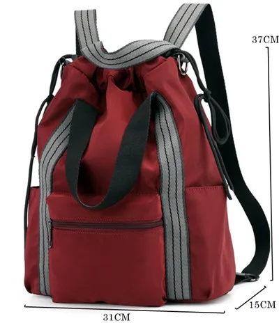 Нейлоновый коврик для йоги, сумки для тренажерного зала, фитнеса, сумка на плечо, рюкзак, Sac De Sport Sports Tas Drawstring Gymtas для женщин, спортивная ретро сумка