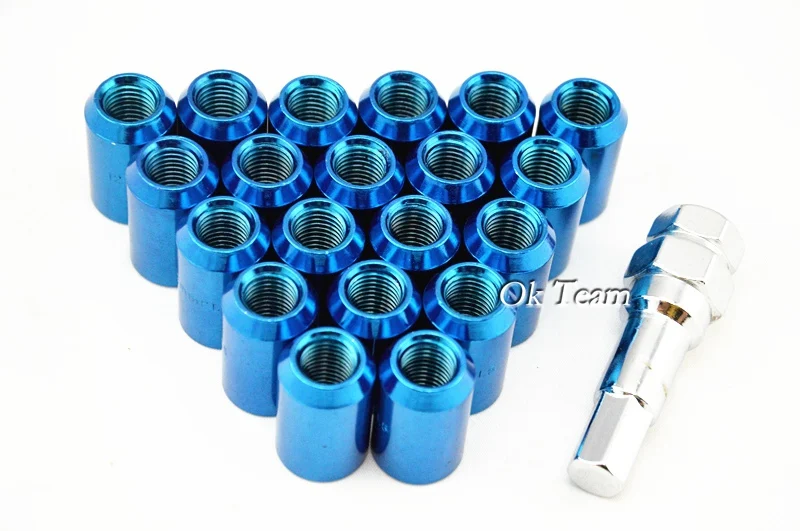 Free shipping 20 Pcs 12x1.5 mm Car Auto Racing Wheel Lug Nuts Nut Kit