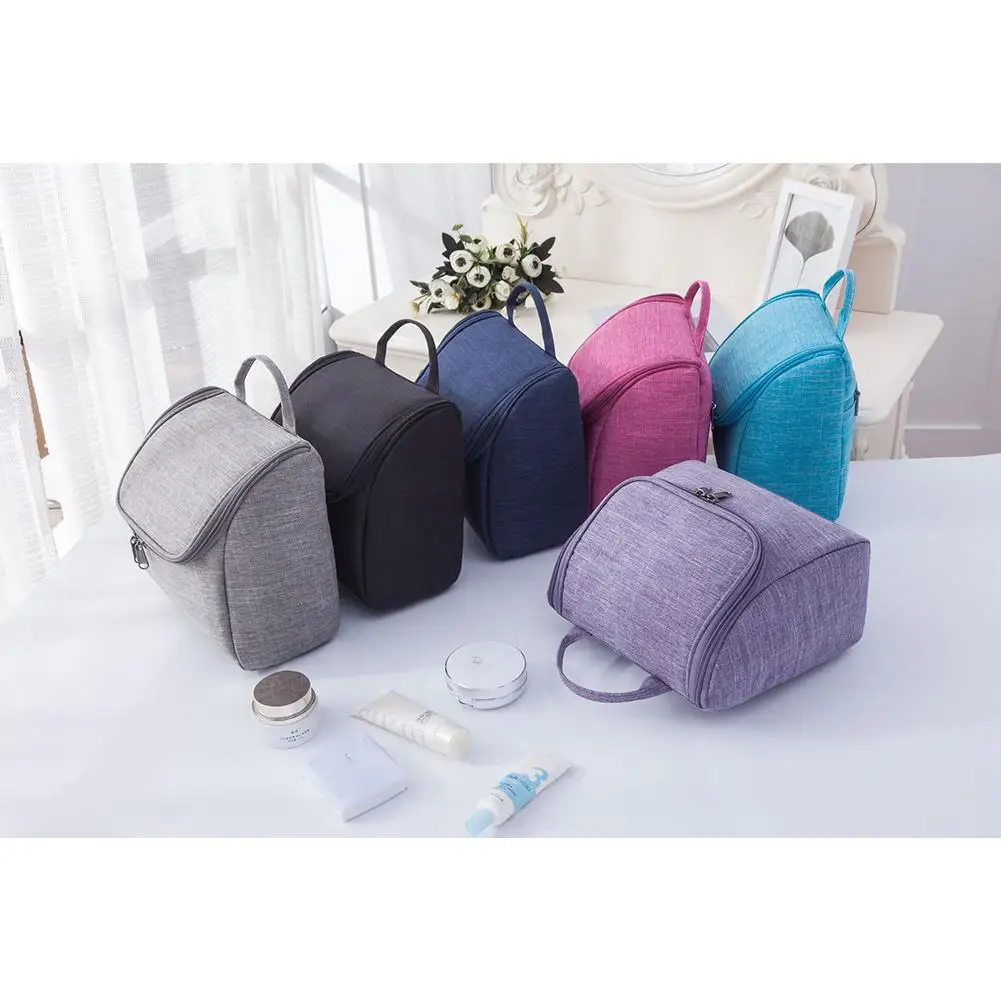 

Waterproof Cation Big Capacity Travel Bathroom Cosmetic Bag with Handle