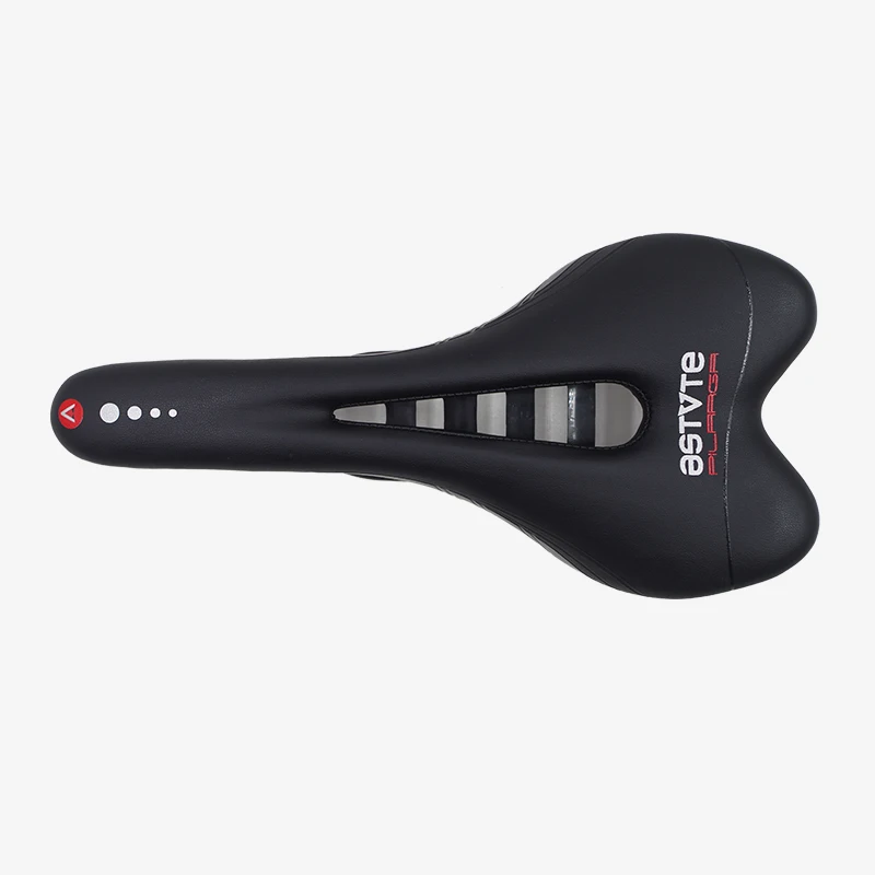 Goede Astvte Skyline VT Fietszadel MTB Road Zadel soft zwart wit lederen Bike Front Zitkussen Fietsen Fiets Accessoires
