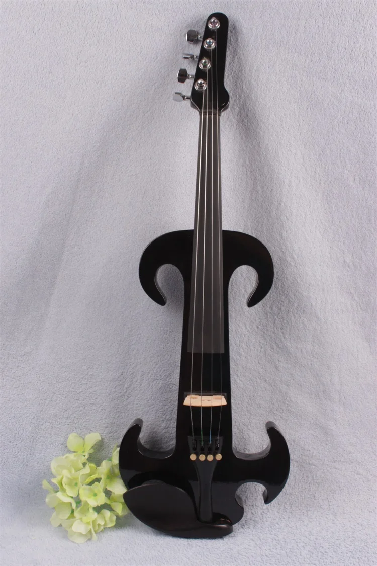 15814 New 4 string 4/4 Electric violin Solid wood hand add fret