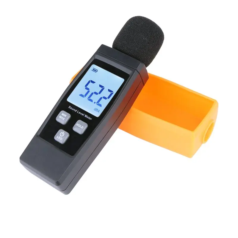Портативный Мини-Цифровой измеритель уровня звука децибелметр регистратор шума аудио детектор 30-130дб измерение уровня шума диагностический инструмент