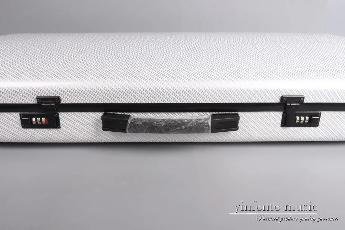 Yinfente двойной чехол для скрипки 4/4 полноразмерный чистый корпус из углеродного