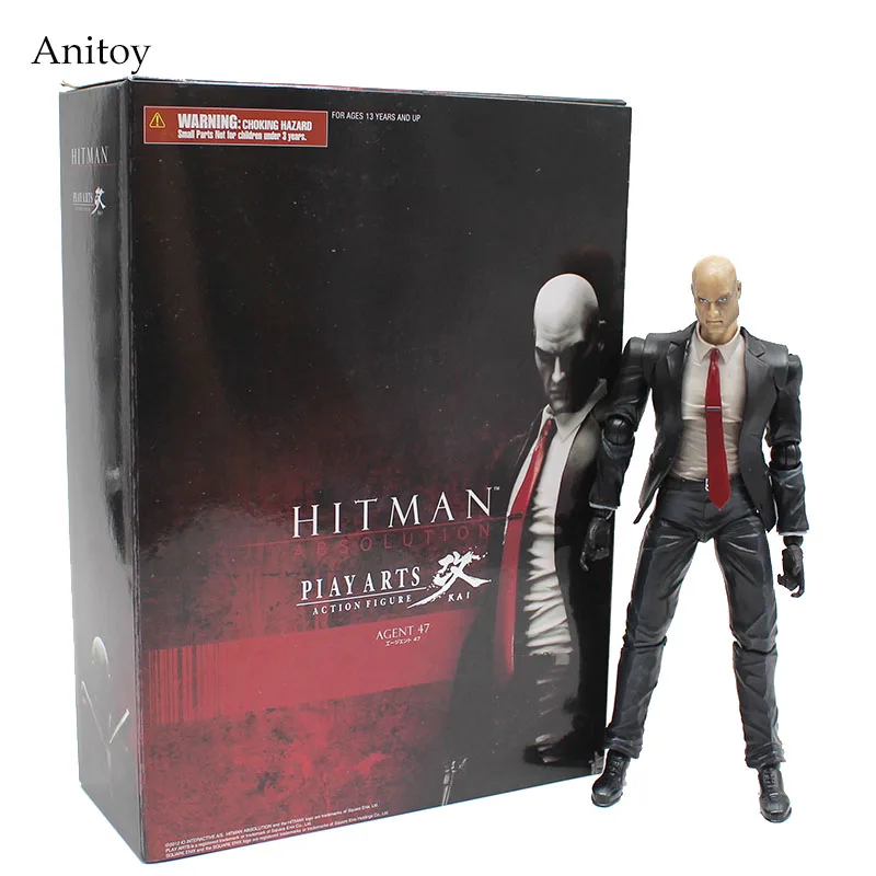 

PLAY ARTS KAI HITMAN ABSOLUTION AGENT 47 PVC Figure Collectible Toy KT4124