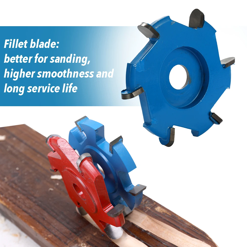

Hexagonal Blade Fillet Power Wood Carving Tool Angle Grinder Accessory for 16mm Aperture Angle Grinder