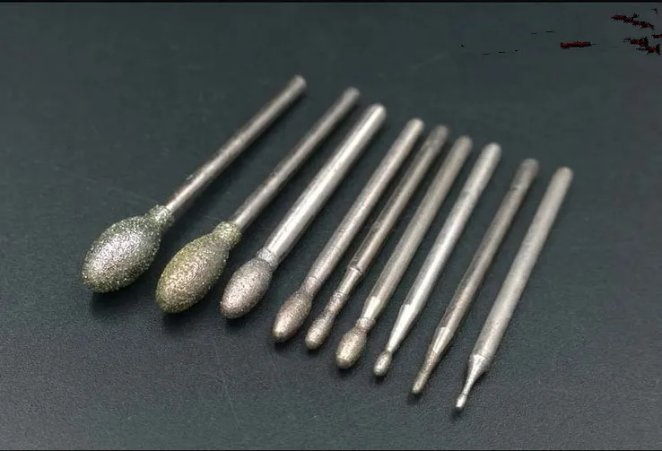 G needle jade carving tools agate crystal amber emerald carving diamond