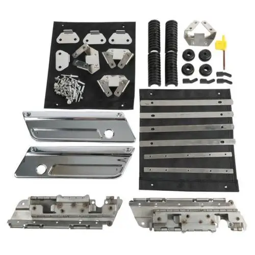 Motorcycle Moto Saddlebag Hardware Latch Set Kit For Harley Touring