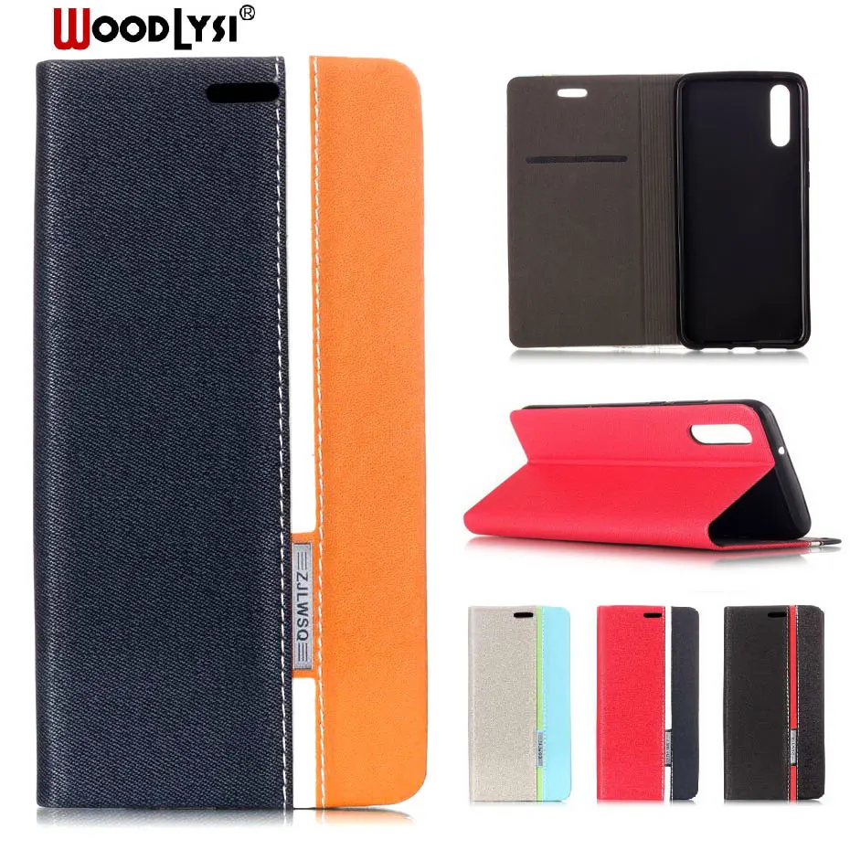 Woodlysi Mixed Colors Case For huawei P20 Lite Funda Flip Stand Leather Cover With Card Slots Coque Pro | Мобильные телефоны и