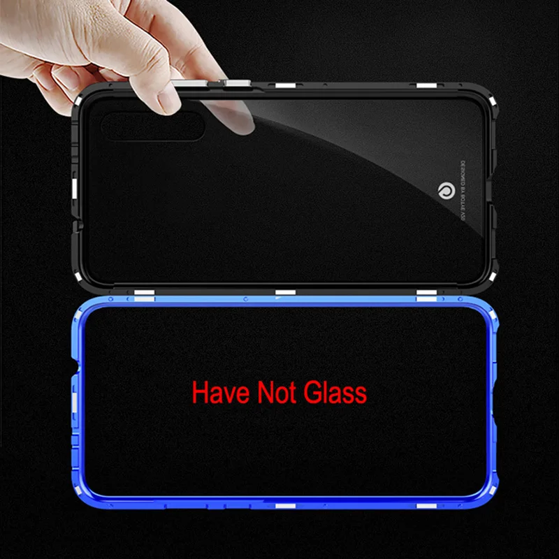 Глобальный Магнитный чехол для Xiaomi Mi9 mi 9 прозрачный задней панели из стекла