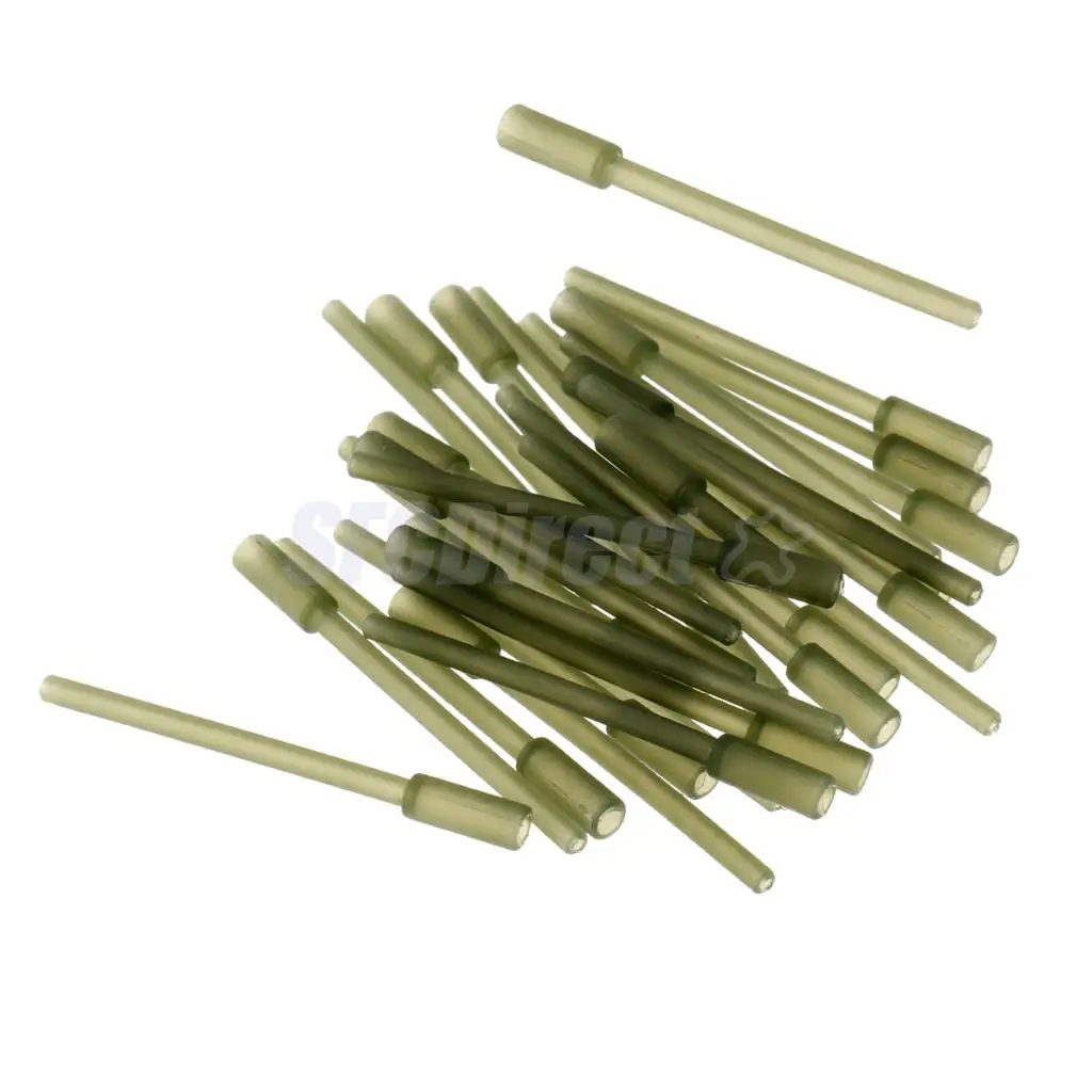 10/20/30pcs Carp Fishing Hard Inline Lead Inserts Shockleader Sleeve Making Equipment Deep Zone Teriminal Tackle