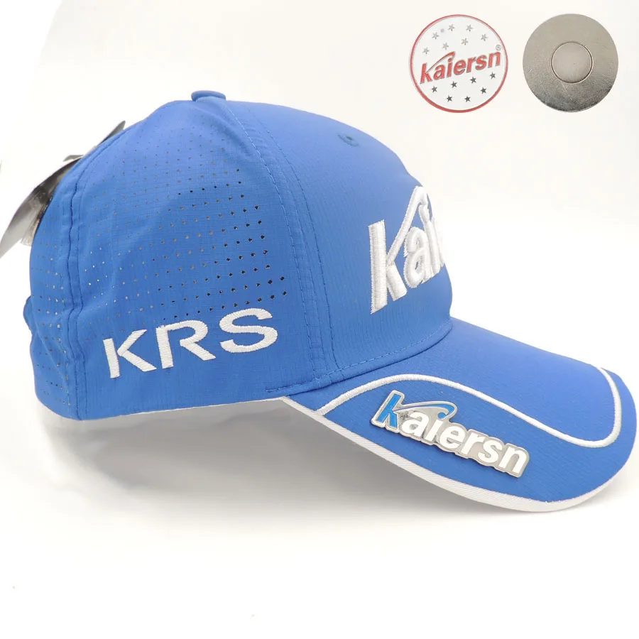 

2018 New Kaiersn golf Professional hat cotton golf ball cap High Quality sports golf hat breathable sports golf hats with Mark